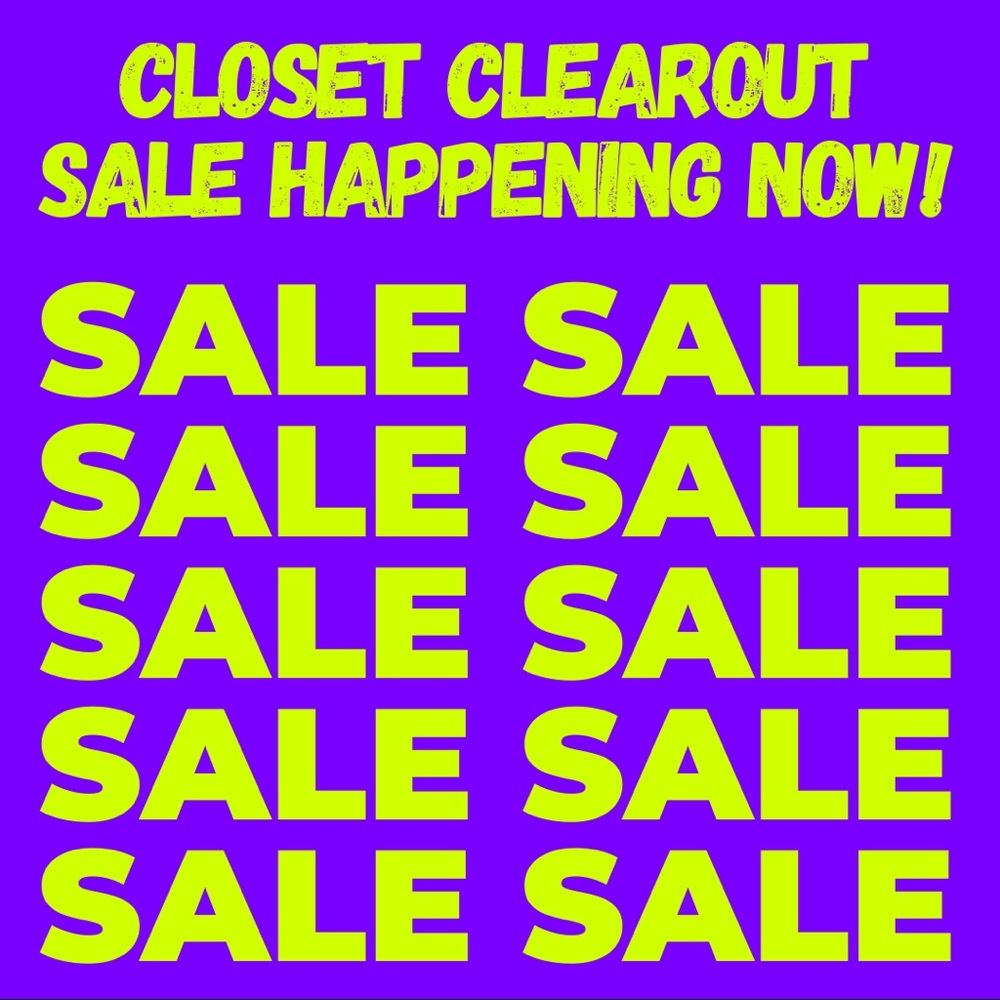 CLOSET CLEAROUT SALE